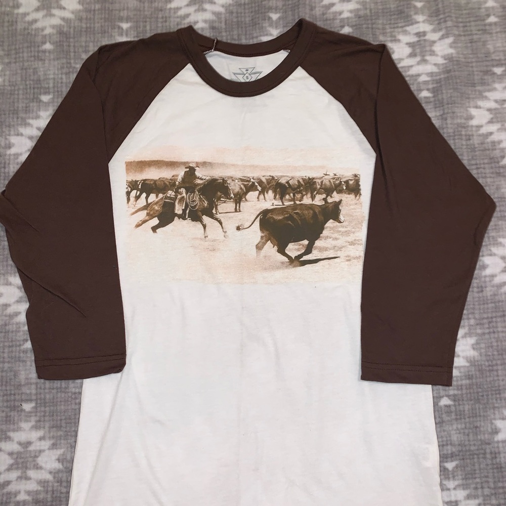 Western Baseball Tee